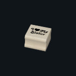 I love my sister rubber stamp<br><div class="desc">I love my sister stamp self inking  is the perfect gift to let your sisters know you love them. It is a perfect gift for sister and can be read as a love message to your sister or sarcastic funny one. You choose...  I heart mrs sister is a classic</div>