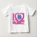 I Love My Sisters pink/purple - photo Baby T-Shirt<br><div class="desc">I Love My Sisters pink/purple - photo Add your favourite photo to this t-shirt design!</div>