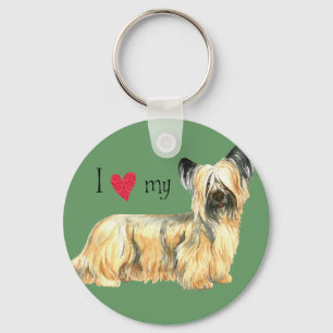 I Love my Skye Terrier Key Ring