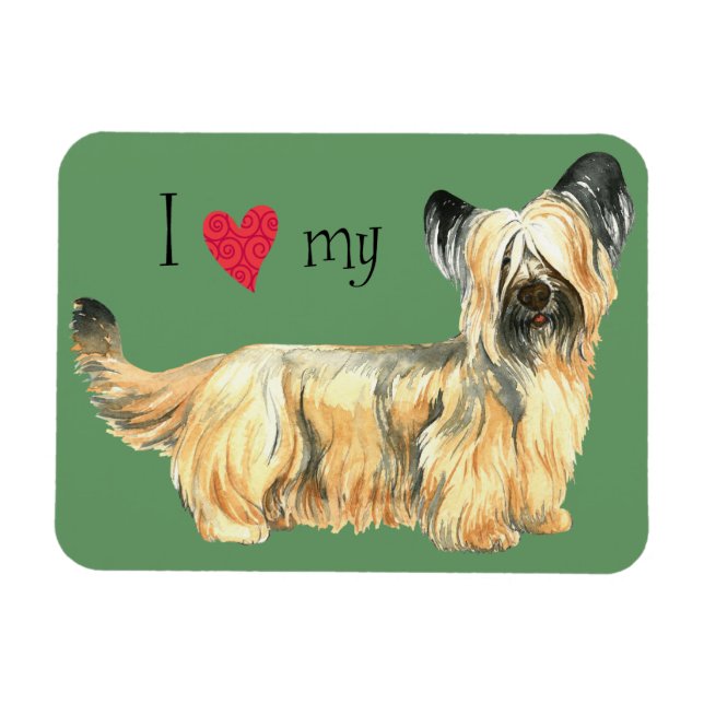 I Love my Skye Terrier Magnet (Horizontal)