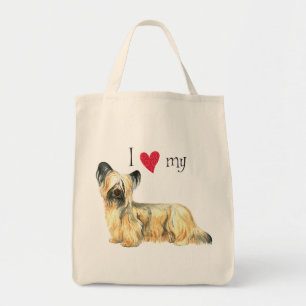 I Love my Skye Terrier Tote Bag