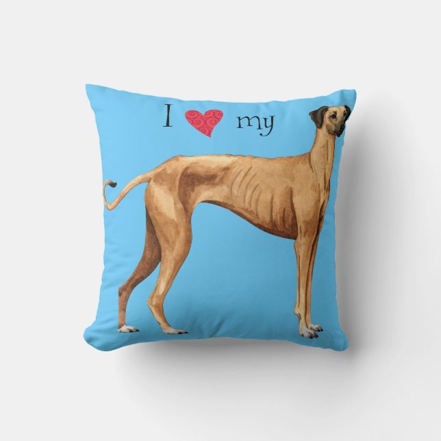 I love my Sloughi Cushion (Front)