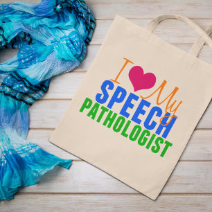 I Love My SLP Tote Bag