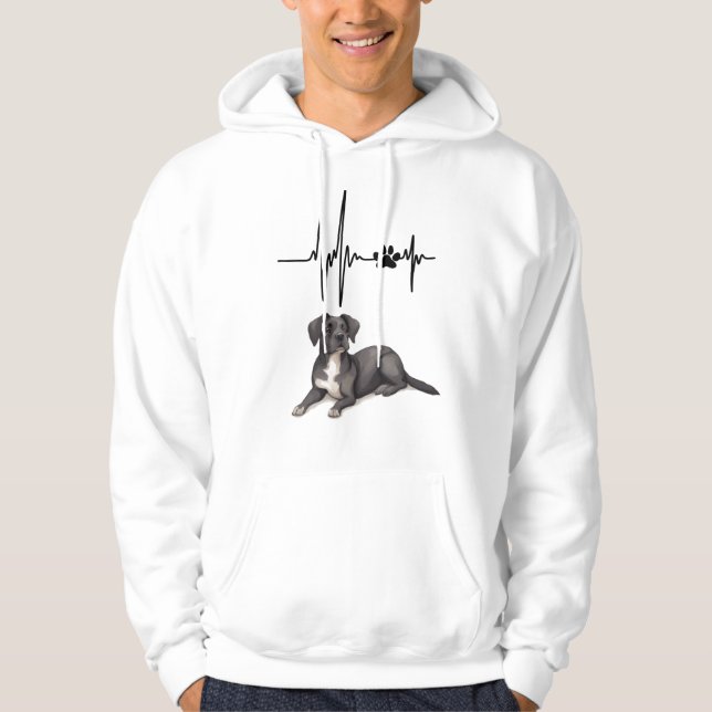 I love my smart Dog Hoodie (Front)