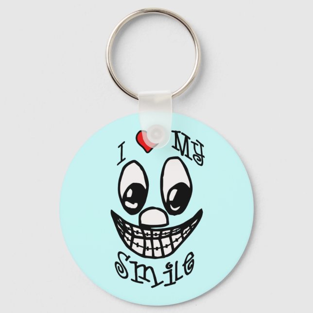 I Love My Smile Key Ring (Front)