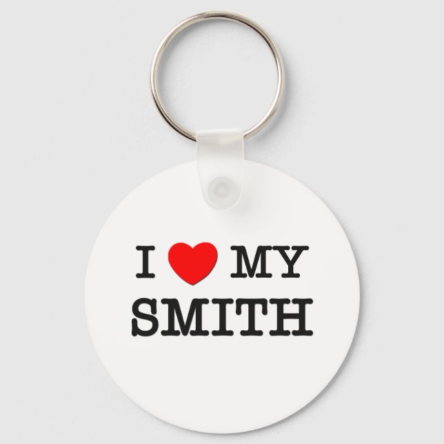 I Love My SMITH Key Ring (Front)