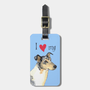 I Love my Smooth Collie Luggage Tag
