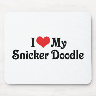 I Love My Snicker Doodle Mouse Mat