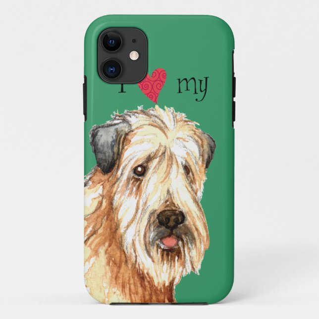 I Love my Soft Coated Wheaten Terrier Case-Mate iPhone Case (Back)