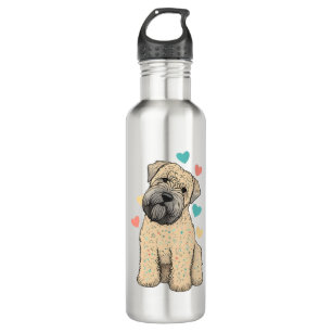 I Love My Soft Coated Wheaten Terrier Dog Heart 710 Ml Water Bottle