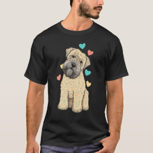 I Love My Soft Coated Wheaten Terrier Dog Valentin T-Shirt