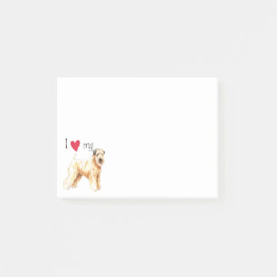 I Love my Soft Coated Wheaten Terrier Post-it Notes