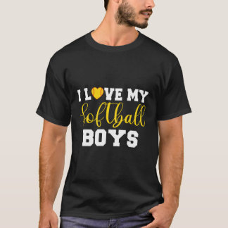 I Love My Softball T-Shirt