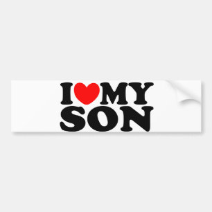 I Love My Son Bumper Sticker