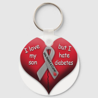 I love my son but Hate Diabetes Key Ring