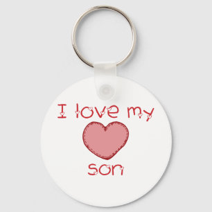 I love my son key ring