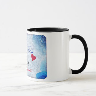 I Love my son with all my heart coffee mug. Mug