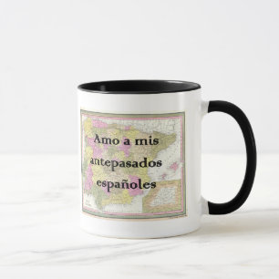 I Love My Spanish Ancestors Custom Mug