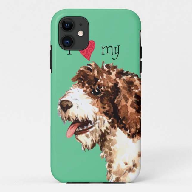I Love my Spanish Water Dog Case-Mate iPhone Case (Back)