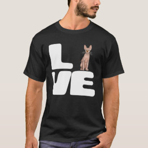 I Love My Sphynx Cat T-Shirt