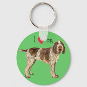 I Love my Spinone Italiano Key Ring