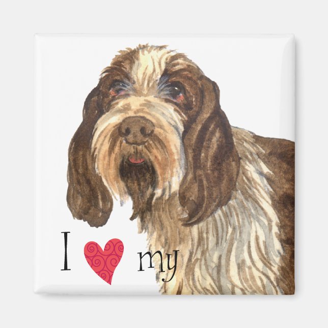 I Love my Spinone Italiano Magnet (Front)