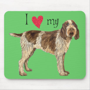 I Love my Spinone Italiano Mouse Mat