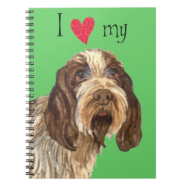 I Love my Spinone Italiano Notebook (Front)