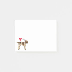 I Love my Spinone Italiano Post-it Notes