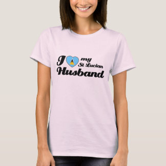 I love my St Lucian Husband T-Shirt