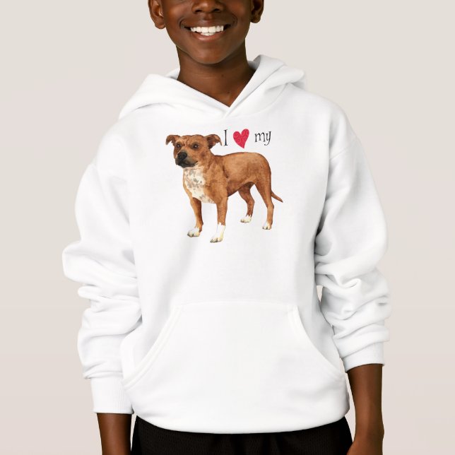 I Love my Staffordshire Bull Terrier (Front)