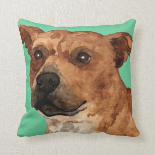 I Love my Staffordshire Bull Terrier Cushion