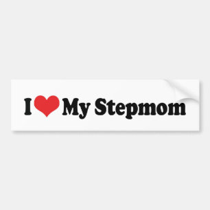 I Love My Stepmom Bumper Sticker