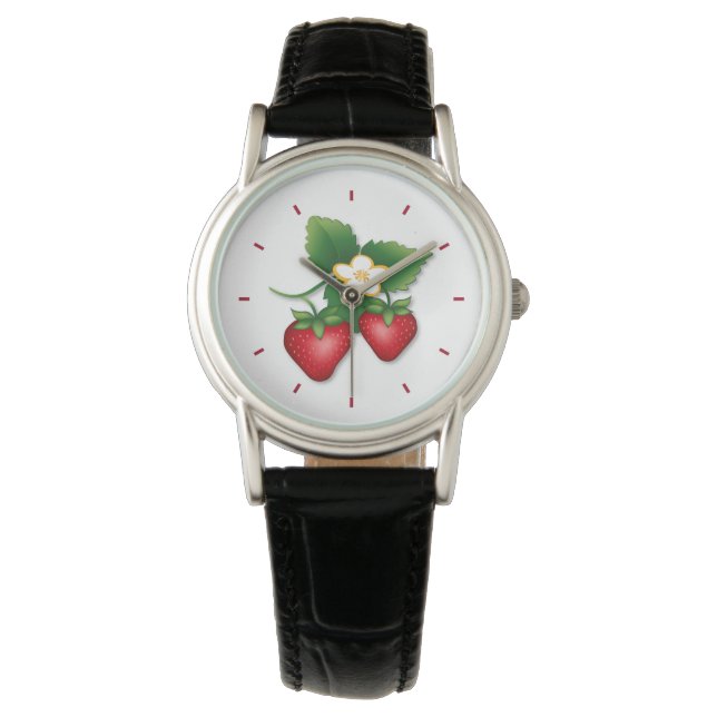 I Love My Strawberry  Watch (Front)