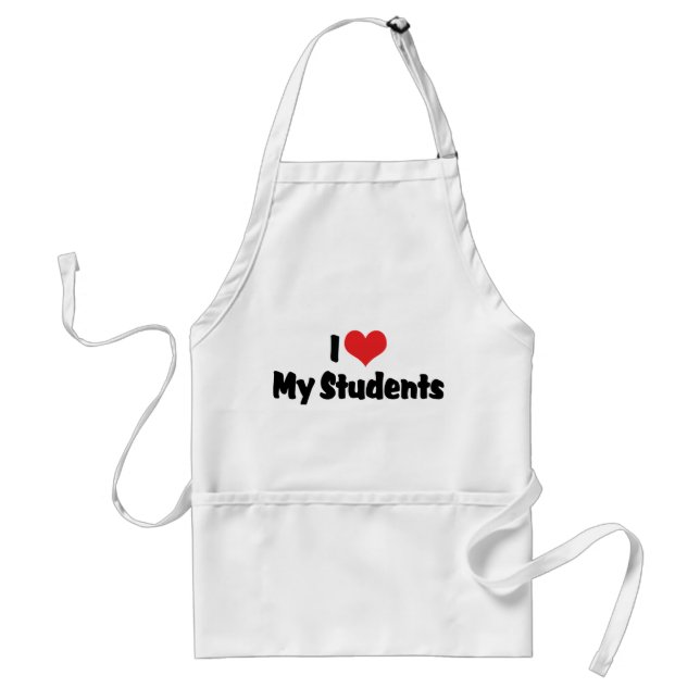 I Love My Students Standard Apron (Front)