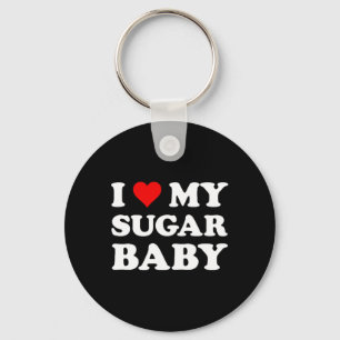 I Love My Sugar Ba  Key Ring