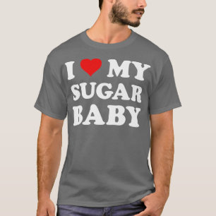 I Love My Sugar Baby  Funny Wife Mum Bride Premium T-Shirt