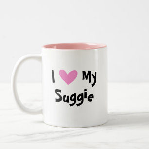 I Love My Sugar Glider Two-Tone Coffee Mug