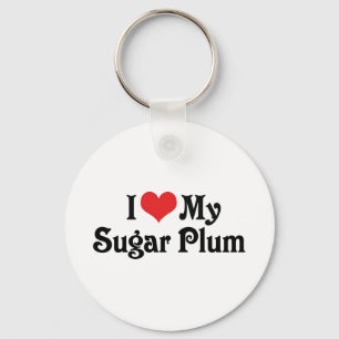 I Love My Sugar Plum Key Ring