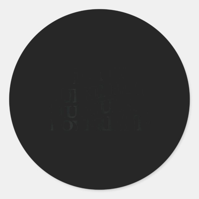 I Love My Super Hot Muscular Boyfriend Funny Love  Classic Round Sticker (Front)