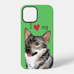 I Love my Swedish Vallhund iPhone 12 Case