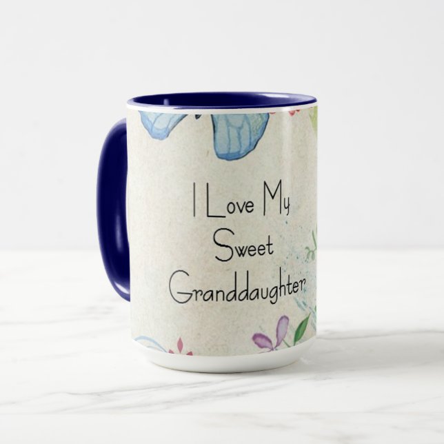 I Love My Sweet Granddaughter Mug (Front Left)