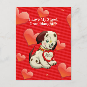 I love my sweet Granddaughter, Postcard