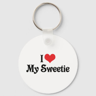 I Love My Sweetie Key Ring