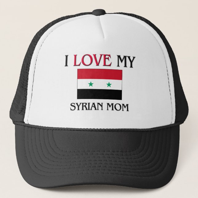 I Love My Syrian Mum Trucker Hat (Front)