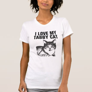 I love my Tabby Cat T-shirts