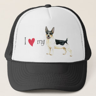 I Love my Teddy Roosevelt Terrier Trucker Hat