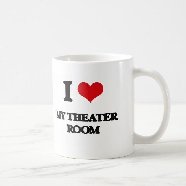 I Love My Theatre Room Coffee Mug (Right)