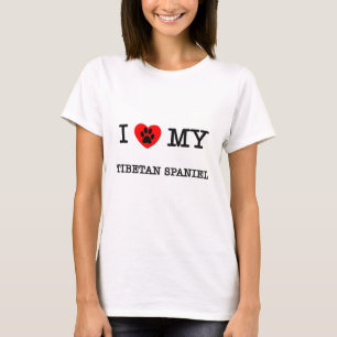 I LOVE MY TIBETAN SPANIEL T-Shirt