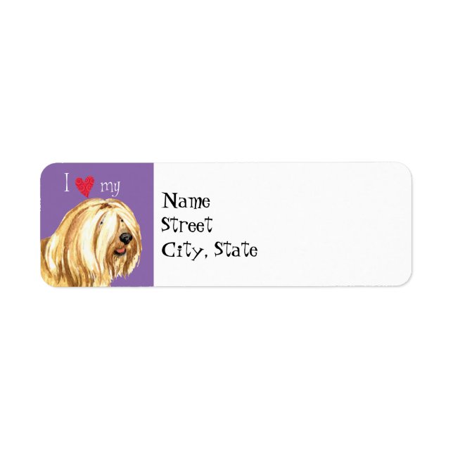 I Love my Tibetan Terrier (Front)